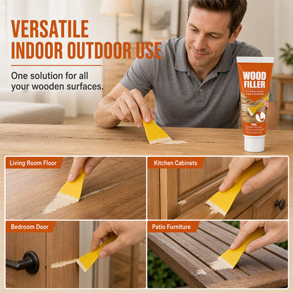 🔥Buy 1 Get 1 Free🔥🧹🧴Wood Filler for Cracks and Holes
