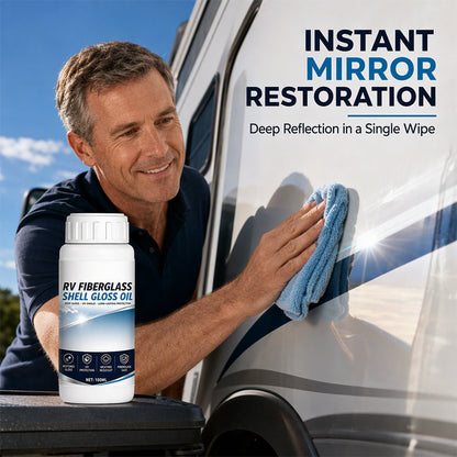 ⏰Buy 1 Get 1 Free⏰🔥RV Fiberglass Gloss Oil Shine Restorer