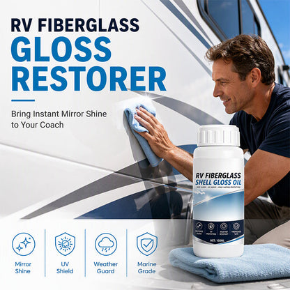 ⏰Buy 1 Get 1 Free⏰🔥RV Fiberglass Gloss Oil Shine Restorer