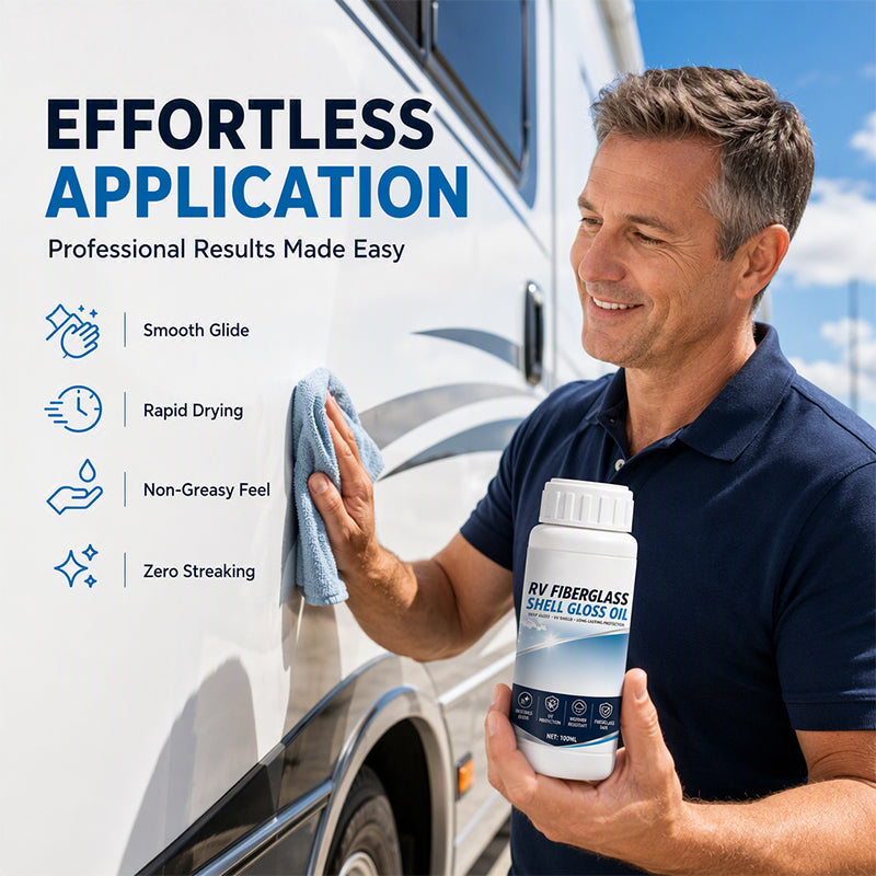 ⏰Buy 1 Get 1 Free⏰🔥RV Fiberglass Gloss Oil Shine Restorer