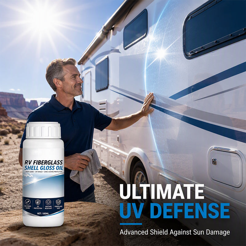 ⏰Buy 1 Get 1 Free⏰🔥RV Fiberglass Gloss Oil Shine Restorer