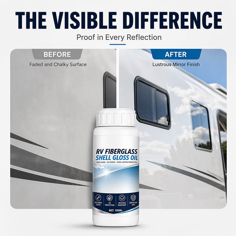 ⏰Buy 1 Get 1 Free⏰🔥RV Fiberglass Gloss Oil Shine Restorer