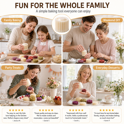 Shape Pastries Instantly! No-Stick Double-Sided Detachable Mold