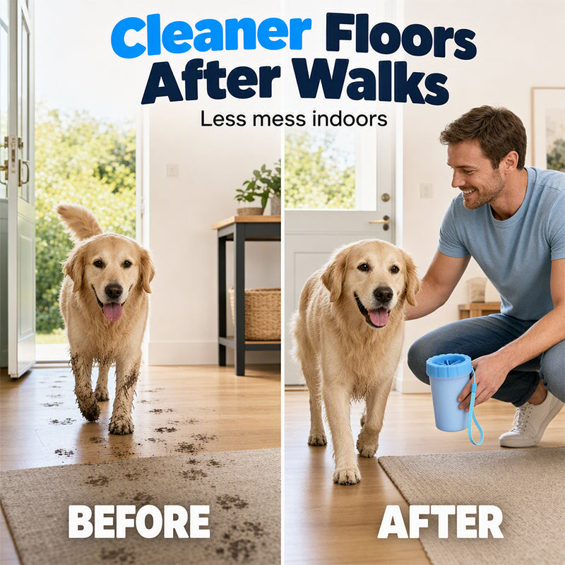 🔥🔥Buy one get one free🐶  Portable Pet Paw Cleaner Cup