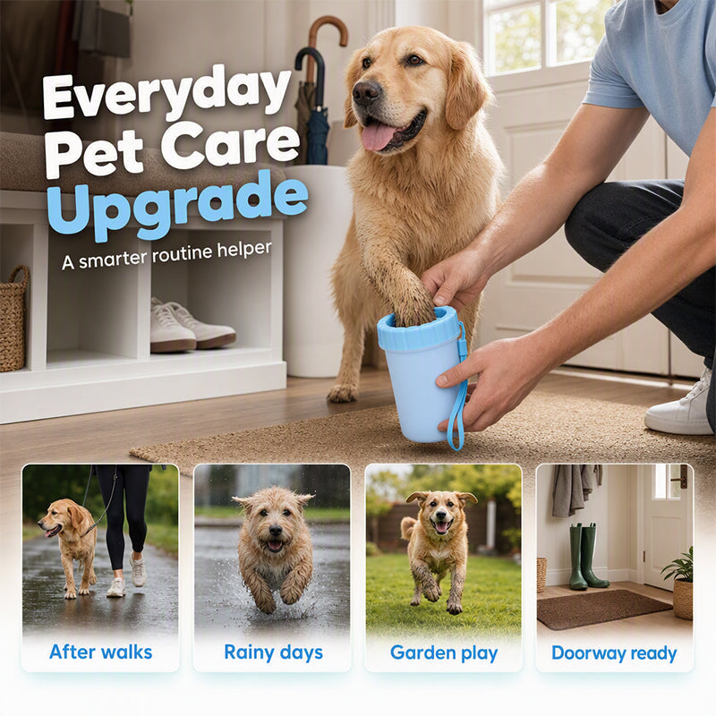 🔥🔥Buy one get one free🐶  Portable Pet Paw Cleaner Cup