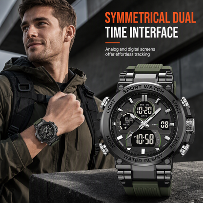 ⏳🔥LIMITED-TIME 55% OFF! ⏰Tactical Style 50M Waterproof Multifunctional Digital Sports Watch