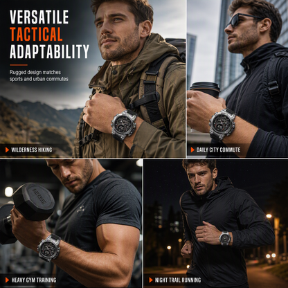 ⏳🔥LIMITED-TIME 55% OFF! ⏰Tactical Style 50M Waterproof Multifunctional Digital Sports Watch