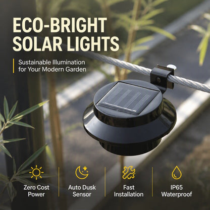 🔥🔥Buy one  get one free✨Waterproof solar LED gutter lights for outdoor use