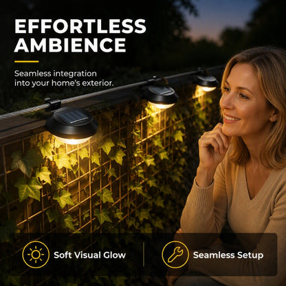 🔥🔥Buy one  get one free✨Waterproof solar LED gutter lights for outdoor use