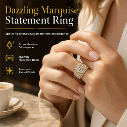 ✨2026 New Hot Seller✨ 💎 Dazzling Luxury Queen Diamond Ring💍