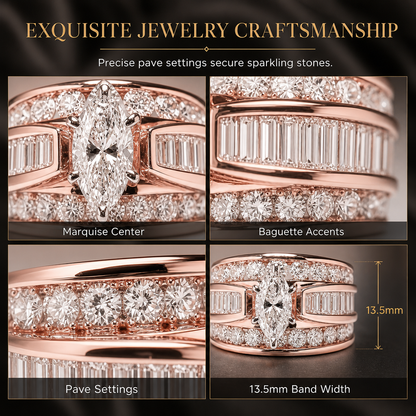 ✨2026 New Hot Seller✨ 💎 Dazzling Luxury Queen Diamond Ring💍