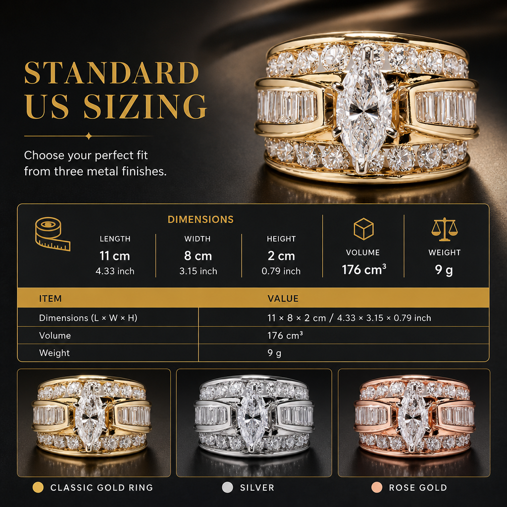 ✨2026 New Hot Seller✨ 💎 Dazzling Luxury Queen Diamond Ring💍