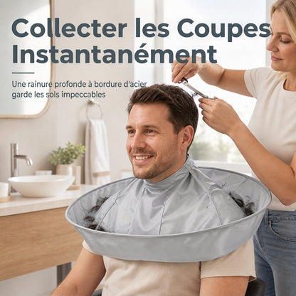 ✂️✨ Hair Cutting Cape with Hair Catcher – Keep Clippings Off Clothes & Floors