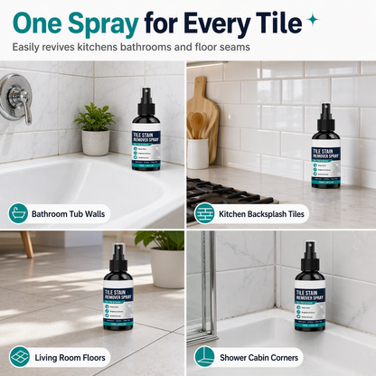 🧼Buy 2, Get 1 Free!!🎯 Grout Cleaning Spray – Easy maintenance for tile grout and stains in damp areas
