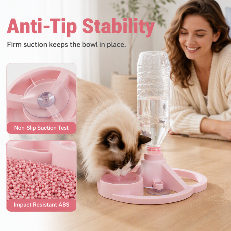 Gravity-Fed Pet Water Dispenser