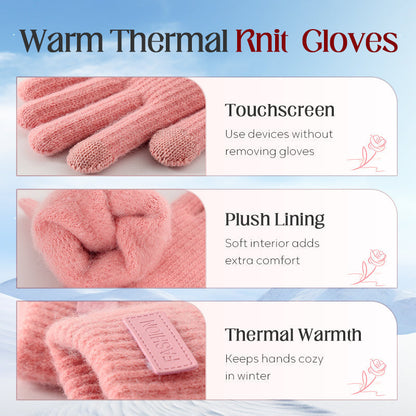 ✨📢Warm Thermal Knit Touchscreen Gloves